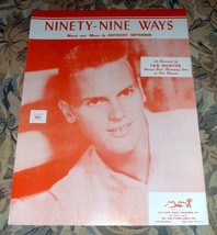 Tab Hunter Sheet Music - Ninety-Nine Ways (1957) - £9.68 GBP