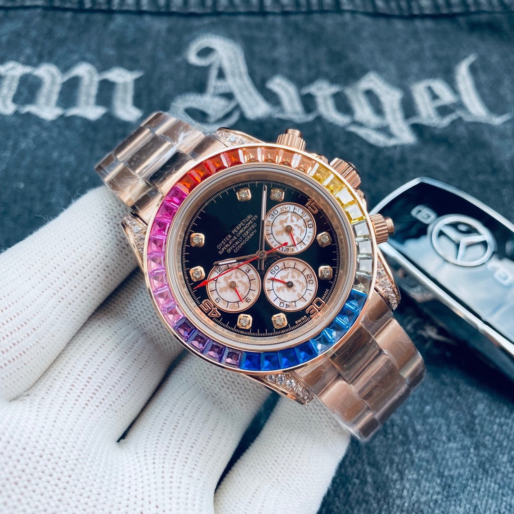 2023 Automatic Mechanical Rainbow Di Series Daytona Men's Watch