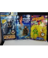 Set of 3 Action Figures, Spider Man Electro, Terminator Villian and Wetw... - £27.23 GBP