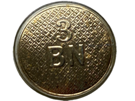 WWII, 3rd BATTALION, NEW YORK STATE GUARD, PLASTIC COLLAR DISK, ENLISTED - $15.00