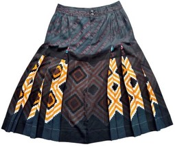 ISSEY MIYAKE NWT Pleated Geometric Underlay Skirt Size 2 - £199.69 GBP