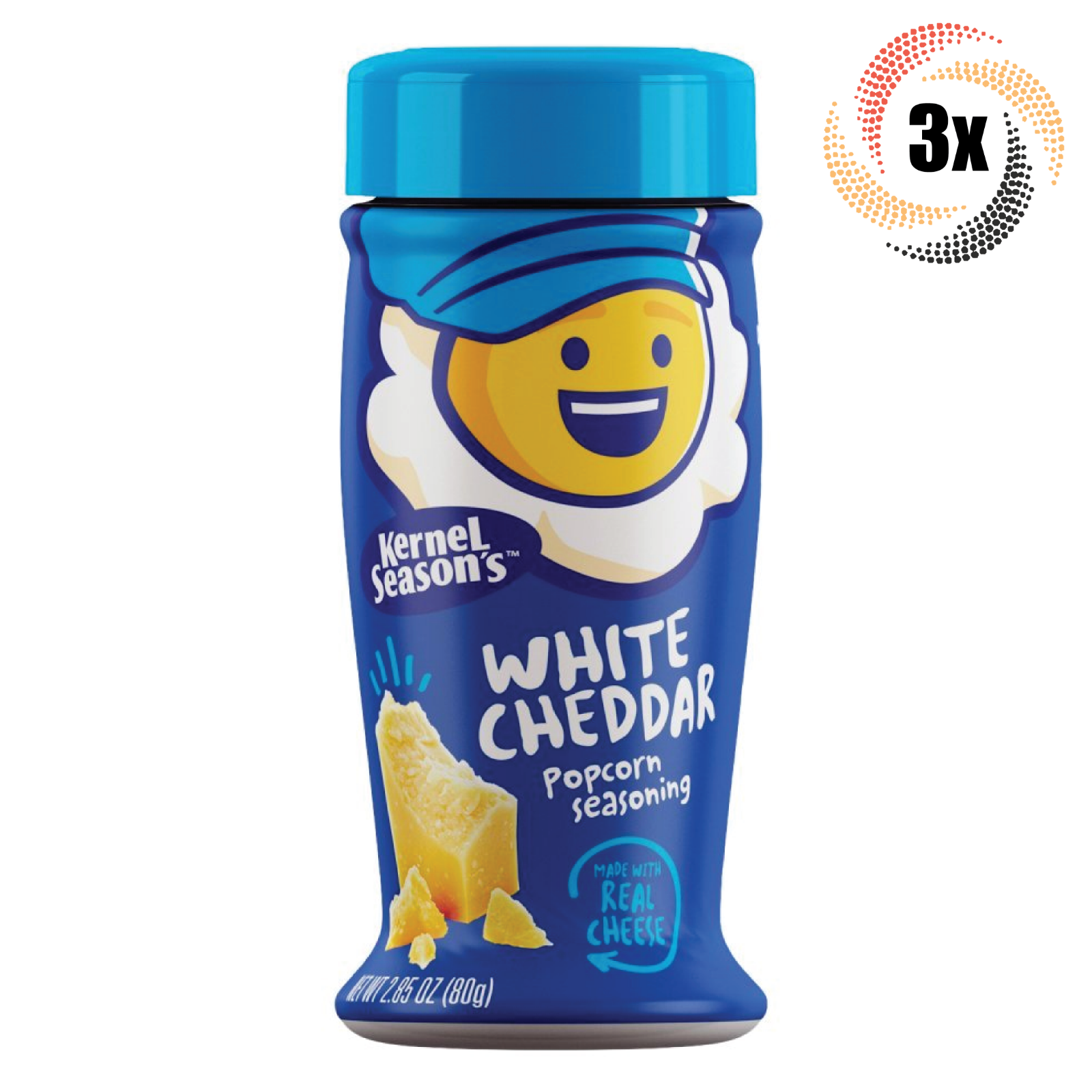 3x Shakers Kernel Season&#39;s White Cheddar Flavor Popcorn Seasoning | 2.85oz - $21.56
