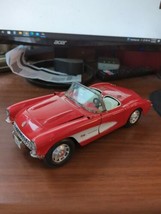 Road Signature 1957 Chevrolet Corvette 1:18 Scale Red - £15.48 GBP