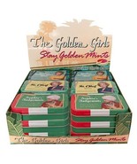 Golden Girls TV Show Stay Golden Mints Embossed Metal Tins Box of 18 NEW... - £49.34 GBP