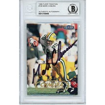 Mark Chmura Green Bay Packers Auto 1998 Fleer Football On-Card Autograph Beckett - £79.34 GBP