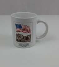 Vtg Mount Rushmore Golden Anniversary 1941-1991 Postage Stamp Coffee Cup... - $6.92