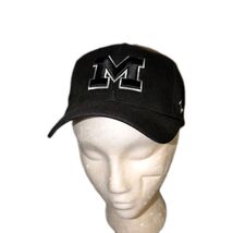 Michigan Wolverines Zephyr Adjustable Fit Black Hat Cap Embroidered - $333.92 MXN