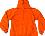 Donna Forti 1X Basic Arancione Brillante Fodera Pile Pullover con Cappuc... - $14.35