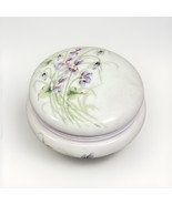 Limoges Elite Purple Flower Trinket Box - Made In France - $470.22 MXN