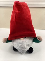 Christmas Singing Gnome 12&quot; Shout From the Rooftops Merry Xmas Animatronic - £19.09 GBP