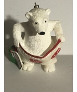 Vintage Polar Bear With Oversized Shorts Dad Ornament Christmas Decorati... - £9.66 GBP