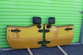 2007-2018 Chrysler Jeep Wrangler JK Front Half Doors W/ Pwr Mirrors L&R image 2