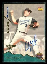 1995 Signature Rookies Tetrad Auto /5000 Andy Yount #31 Rookie Auto RC - £7.88 GBP