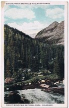 Postcard Glacial Rock Falls Glacier Gorge Rocky Mountain National Park Colorado - £2.73 GBP