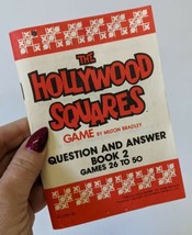 1980 HOLLYWOOD SQUARES Game QUESTION &amp; ANSWER BOOK #2 Replacement Part B... - £15.95 GBP