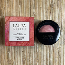 Laura Geller PINK BUTTERCREAM Baked Blush N Brighten Marbleized Blush 0.16 oz - £17.01 GBP