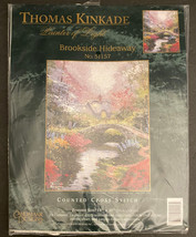 Thomas Kinkade Brookside Hideaway Counted Cross Stitch Kit #51157 Candam... - $23.00