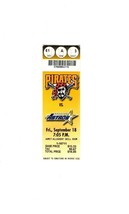 Sep 18 1998 Houston Astros @ Pittsburgh Pirates Ticket Randy Johnson Win #138 - £23.26 GBP