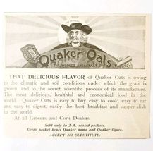 Quaker Oats Delicious Flavor 1897 Advertisement Victorian Hot Cereal ADB... - $28.01 CAD