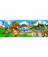 MELISSA &amp; DOUG #442 FLOOR PUZZLE 48 PIECE DINOSAURS FOR KIDS NIB - $17.05
