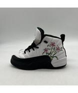 Nike Air Jordan 12 Retro DR6954-100 Boys White Black Basketball Shoes Si... - £39.44 GBP