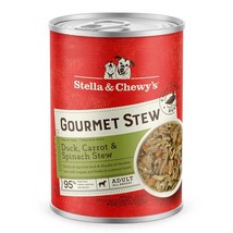 Stella and Chewys Dog Gourmet Stew Duck; Carrot And Spinach 12.5oz. (Case of 12) - £72.76 GBP