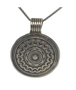 Sterling Silver Medallion Pendant Only No Chain - £50.99 GBP