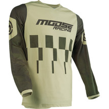 Moose Mens MX Offroad &#39;24 Qualifier Jersey Green/Tan XL - £31.93 GBP