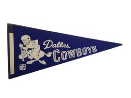 Vintage Dallas Cowboys Mini Pennant - NFL 9 Inch  - £15.52 GBP