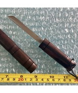 1 Philippine handmade knife in Kamagong scabbard bamboo shape 3 inch blade - €20,56 EUR