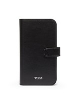 NIB TUMI Folio Wallet Case iPhone 14 PRO leather cellular cover magnet c... - £99.91 GBP