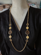 Vintage Sarah Coventry Textured Glass Necklace - $178.32 MXN