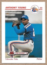 1991 Line Drive AAA #573 Anthony Young Tidewater Tides - $1.99