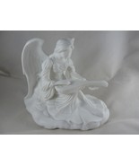 Vintage  Angel Night Light Playing Musical instrument (Lyre) Bisque Porc... - $460.70 MXN