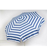Heininger Holdings 1320 Italian 6 ft. Umbrella Acrylic Stripes Blue And ... - £132.69 GBP