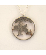 Massachusetts, Cut-Out Coin Jewelry, Necklace/Pendant - £16.90 GBP
