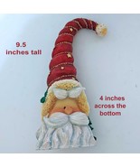 Christmas Santa Carved  Resin Head 9 inches Tall 1998 Textured Dimensional - €18,04 EUR Christmas Santa Carved  Resin Head 9 inches Tall 1998 Textured Dimensional - €18,04 EUR