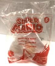 Mc Donald&#39;s #5 Super Mario Invincible Happy Meal Toy Nip - £3.89 GBP