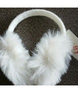 CAT &amp; JACK Brand Youth Child Cream Colored Faux Fur  Ear Muffs with Silv... - $21.05 CAD