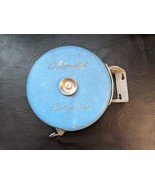 Vintage Cordomatic Clothesline 35 Ft Retractable Reel Blue Working 7 Inches - $505.26 MXN