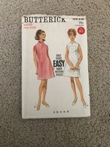 Vintage Butterick 5173 Front Slit Neck A-LINE Dress Sewing Pattern Women Size 10 - £21.99 GBP