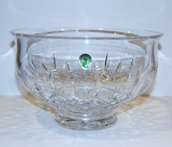 Exquisite Large Waterford Crystal Lismore 10&quot; Footed Centerpiece Bowl In Box - £257.98 GBP