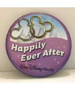 Orlando Disney World Mickey Happily Ever After Collectors Button - $150.45 MXN