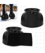 Horse Bell Boots Protect Against Hoof Impact Trauma Rubber Bell Boots ( ... - $20.53