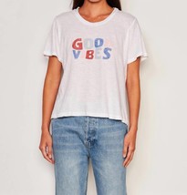 Sundry good vibes rolled sleeve tee in Optic White - £48.10 GBP