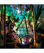Bohemian Table Lamp Polar Star Yoga Night Lights Starry Sky 3D Prismatic... - €29,17 EUR