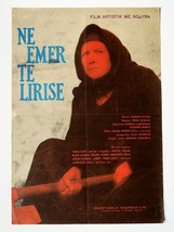 1987 Albanian Movie Poster Ne Emer Te Lirise/In Name of Freedom War Film... - $349.70