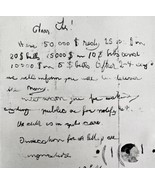 Charles Lindbergh Baby Kidnapping First Ransom Note 1935 Aviation Print ... - €30,38 EUR