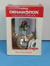 Noma Ornamotion Collectables Mirror Snowman Motor Turns Ornament Pre-own... - $17.81