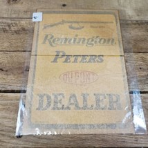 Remington Peters Dupont Dealer 1960&#39;s Window Cling Decal 7.5&quot;X10&quot; #2 - £38.84 GBP